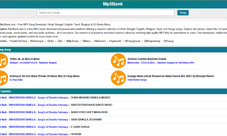 Mp3Bank.asia – Your Ultimate Destination for Free MP3 Music Downloads
