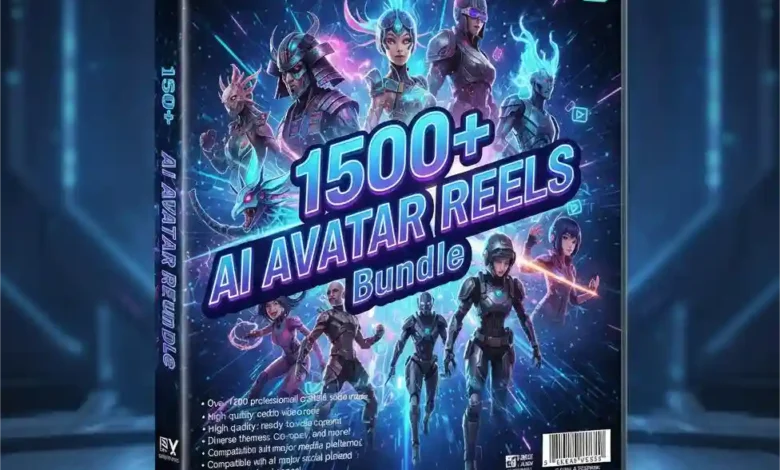 AI Avatar Reels Bundle: 1500+ Ready-to-Use Videos for Social Media