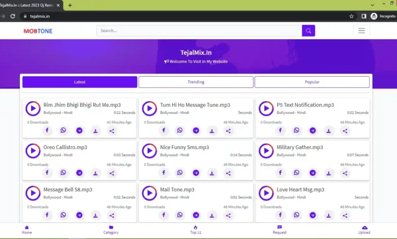 MobTone Mp3 Ringtone Script 2024 - Auto Index 3.0 Script | Latest PHP Version 7.4
